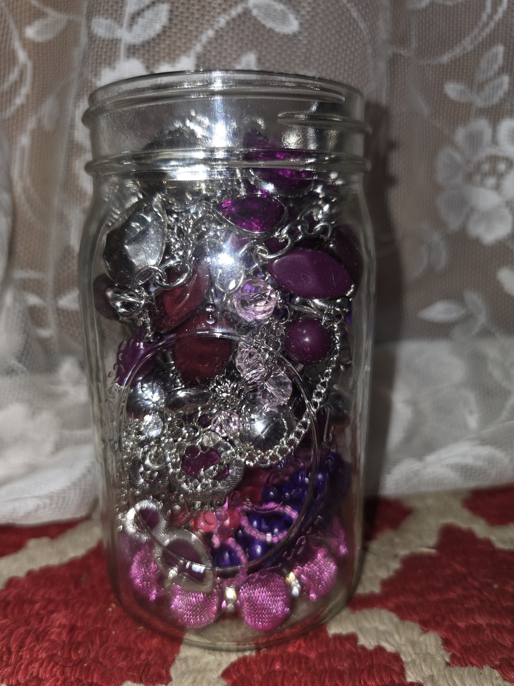 Mystery Jewelry Jar - Pink & Purple Theme
